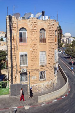 JERUSALEM ISRAEL 26 11 16: shot of beautiful city of Jerusalem on sunny day