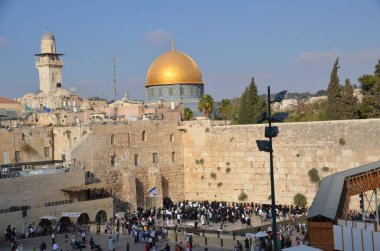 JERUSALEM ISRAEL 23: 10 16: Kudüs 'teki Kudüs' ün asil mabedi olarak bilinen Tapınak Dağı, dünyanın en önemli dini mekanlarından biridir..