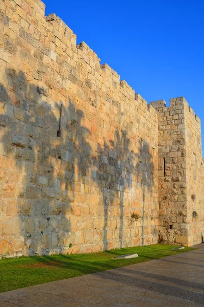 Єрусалим Ізраїль Стрілянина Прекрасне Місто Єрусалим Сонячний День — стокове фото