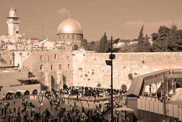 Jerusalén Israel Monte Del Templo Conocido Como Santuario Noble Jerusalén — Foto de Stock