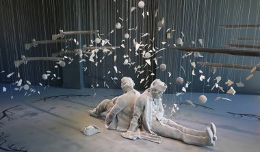 Yerel müzedeki güzel heykeller