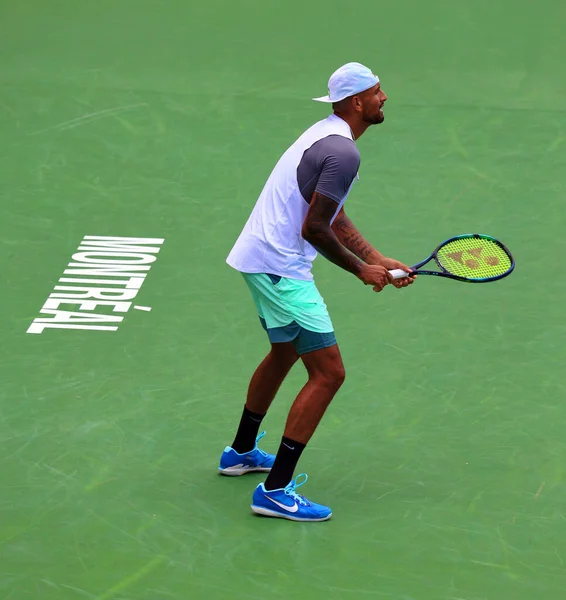 Professionele Tennisser Spelen Het Veld — Stockfoto