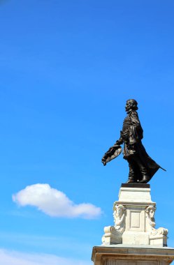 QUEBEC CITY CANADA 08 29 29: 22: Samuel de Champlain heykeli 