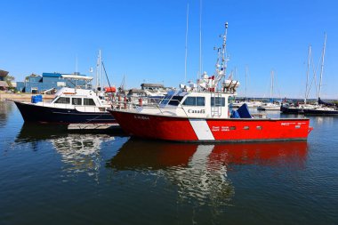 SUMERSIDE PRINCE EDWARDS 08 16 2022: Spinnakers Landing, Summerside, Prens Edward Adası, Kanada