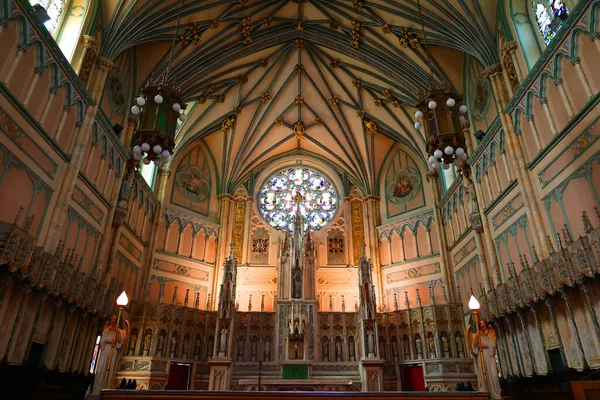 Charlottetown Prince Edwards Island 2022 Indoor Cathedral Parish Dunstans Basilica — Fotografia de Stock