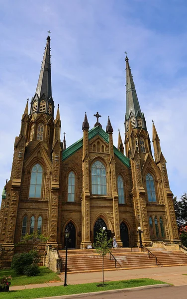 Prix Charlottetown Île Prix Édouard 2022 Façade Cathédrale Basilique Saint — Photo