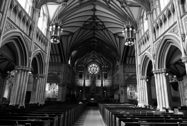 Charlottetown Prince Edwards Island 2022 Indoor Cathedral Parish Dunstans Basilica — Foto de Stock
