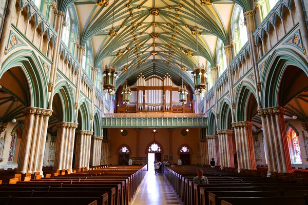 Charlottetown Prince Edwards Island 2022 Indoor Cathedral Parish Dunstans Basilica — Foto de Stock