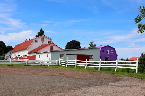 Modern Agricultural Farm Countryside — Stock Photo, Image