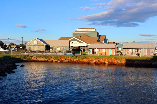 Small Town River Coast — Stock Photo, Image