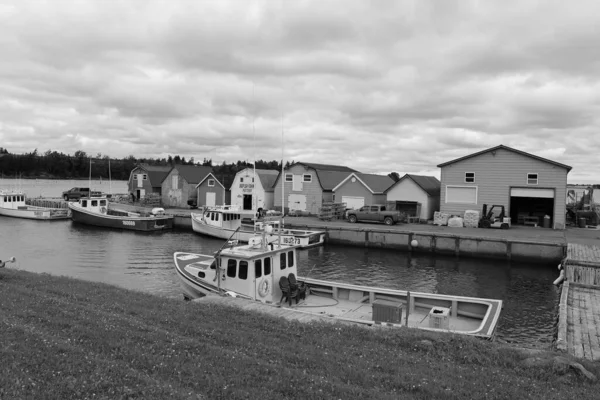 Principio Del Río Francés Edward Island 2022 Cabaña Pescadores French — Foto de Stock