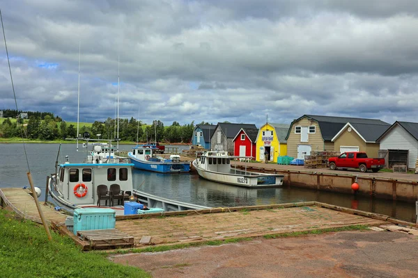 Principio Del Río Francés Edward Island 2022 Cabaña Pescadores French —  Fotos de Stock