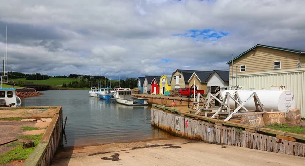 Rivière Française Île Prince Édouard 2022 Cabane Des Pêcheurs Rivière — Photo