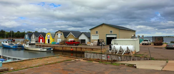 Principio Del Río Francés Edward Island 2022 Cabaña Pescadores French —  Fotos de Stock