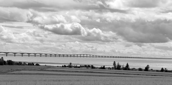 Borden Carleton Prince Edward Island 2022 Confederation Bridge Boxbro Som — Stockfoto