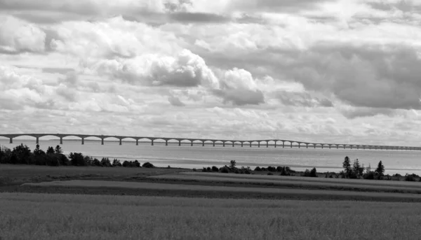 Borden Carleton Prince Edward Island 2022 Puente Confederación Puente Viga — Foto de Stock