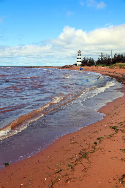 West Point Prince Edward Island 2022 Farol West Point Uma — Fotografia de Stock