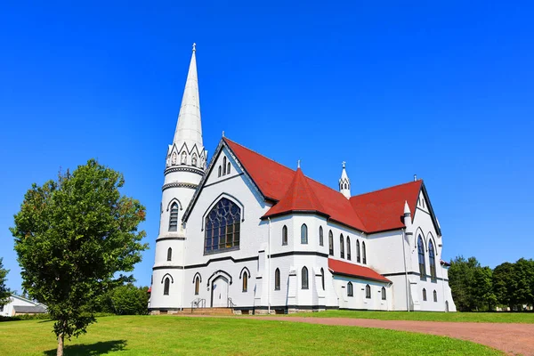 Indian River Prince Edward Island 2022 Marys Church Чудовий Приклад — стокове фото