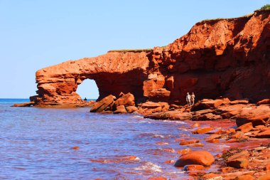 Cavendish Beach Prince Edward Island Milli Parkı'nda (Prince Edward Island, Kanada)