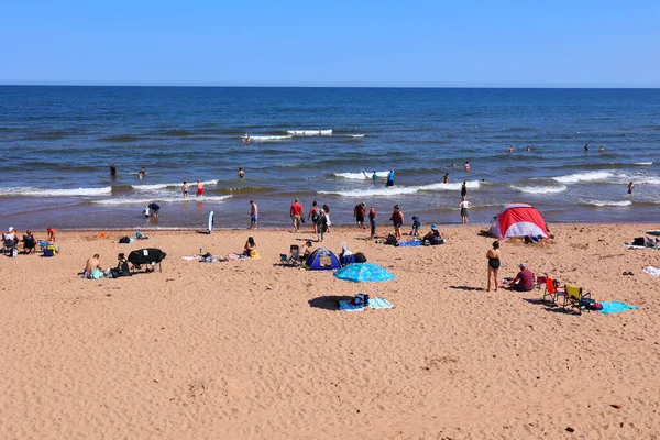 Cavendih Beach Prince Edward Island 2022 Cavendish Beach Parque Nacional — Fotografia de Stock