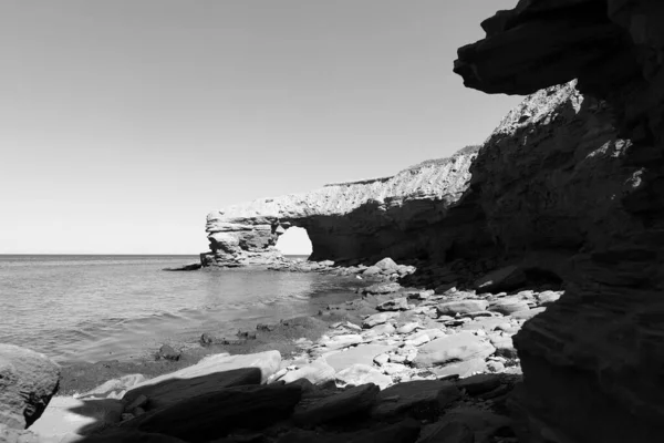 Cavendish Beach Prince Edward Island National Park Wyspa Księcia Edwarda — Zdjęcie stockowe