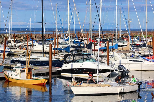 Shediac New Brunswick Canada 2022 Pointe Chene Yacht Club Pcyc — Stockfoto