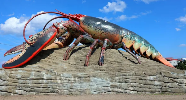 Shediac Nouveau Brunswick Canada 2022 Världens Största Hummer Staty Betong — Stockfoto