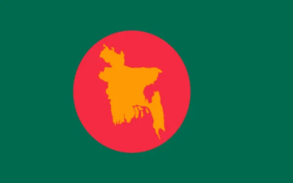 1971年孟加拉国国旗 — 图库照片