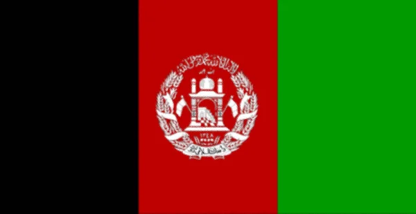 阿富汗国旗 2002 2004年 — 图库照片