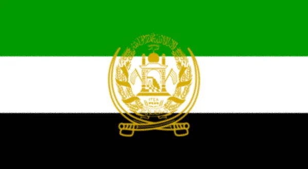 Flag Afghanistan Used 1992 1996 2001 — Stock Photo, Image