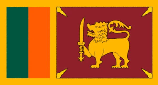 Flag Ceylon 1951 1972 — Stock Photo, Image