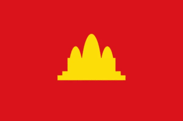 民主柬埔寨的国旗 — 图库照片