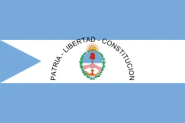 Tartomány Corrientes Argentína Zászlaja — Stock Fotó