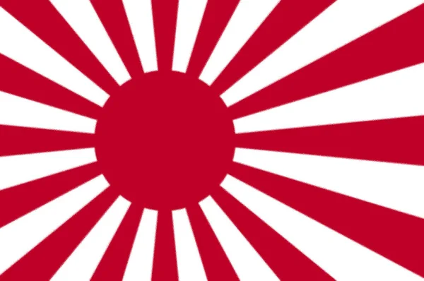 Військово Морський Прапор Імператорського Флоту Японії Морські Сили Самооборони Японії — стокове фото