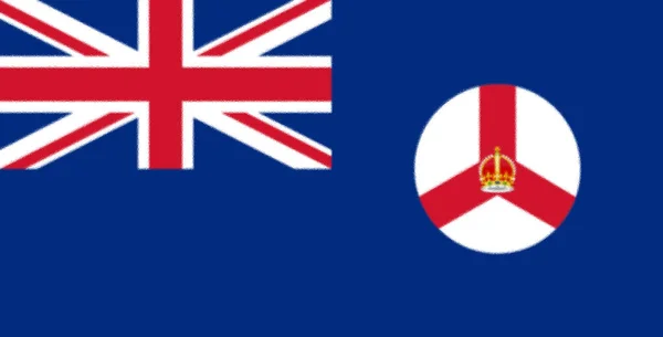 Flagge Singapurs Von 1946 1959 Als Sie Eine Kronkolonie Waren — Stockfoto