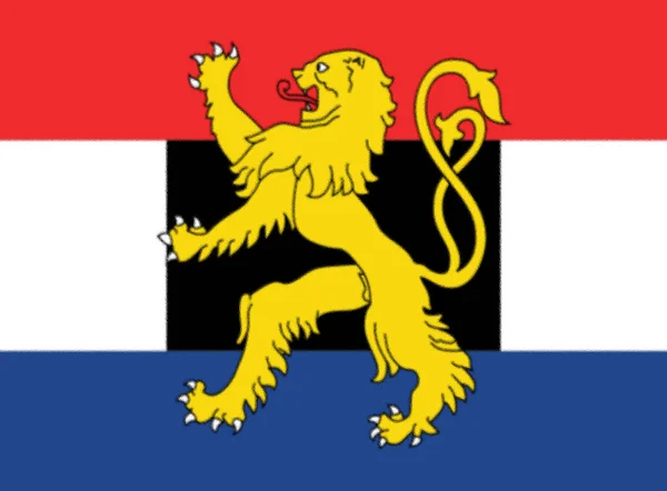比荷卢的旗帜它是1957年设计的 — 图库照片