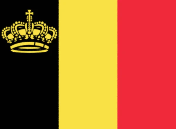 Fähnrich Der Belgischen Flagge — Stockfoto