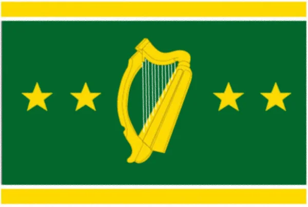 爱尔兰共和国的提案国国旗 — 图库照片