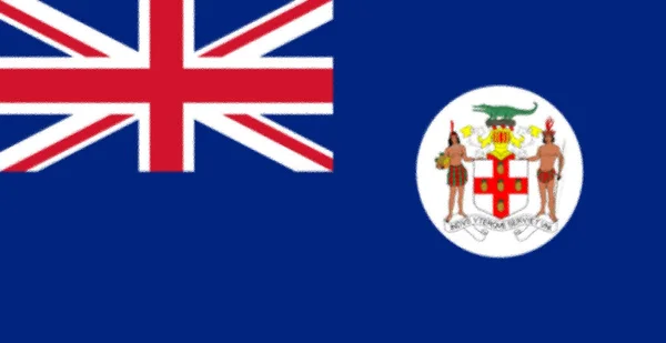 Vlag Van Jamaica 1957 1962 — Stockfoto