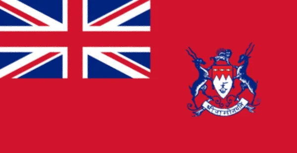 Civil Ensign Nawanagar State 1948 — Stock Photo, Image