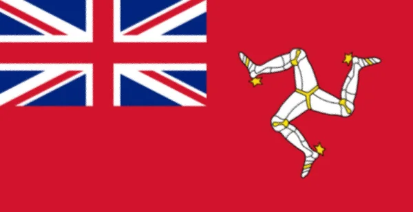 Σημαιοφόρος Της Νήσου Του Μαν — Φωτογραφία Αρχείου