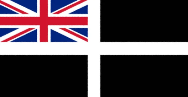Flagge Von Cornish Fähnrich — Stockfoto