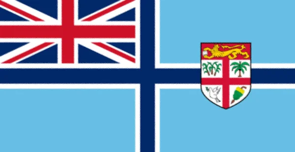 Flag Fiji Civil Air Ensign 1970 — Stock Photo, Image