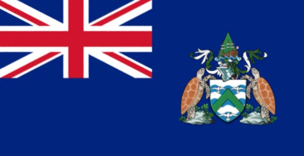 Flag Ascension Island — стокове фото