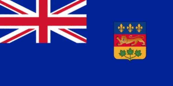 加拿大魁北克省的旗帜 — 图库照片