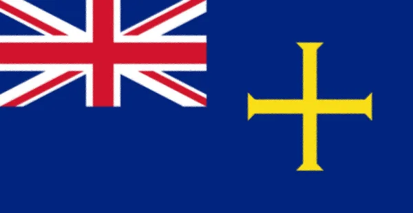 State Ensign Guernsey — Stock Photo, Image