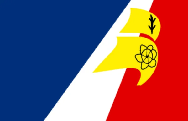 Franco Terreneuviens Bayrak Arkaplanı — Stok fotoğraf