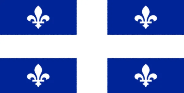 Vlag Van Québec Canada — Stockfoto