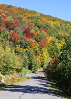 Kuzey Amerika doğudaki Bromont Quebec eyaletleri Kanada 'ya düştü