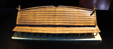 MONTREAL CANADA 09 11 2022: Uzunev Viking Çağı Kuzey ülkelerindeki arketip yerleşim yeriydi.